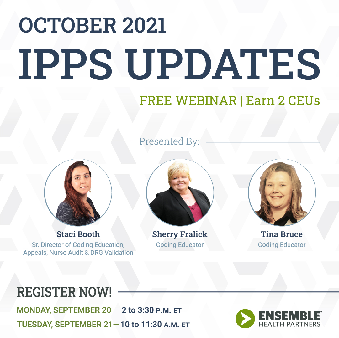 Oct. 2021 IPPS Updates Webinar Graphic