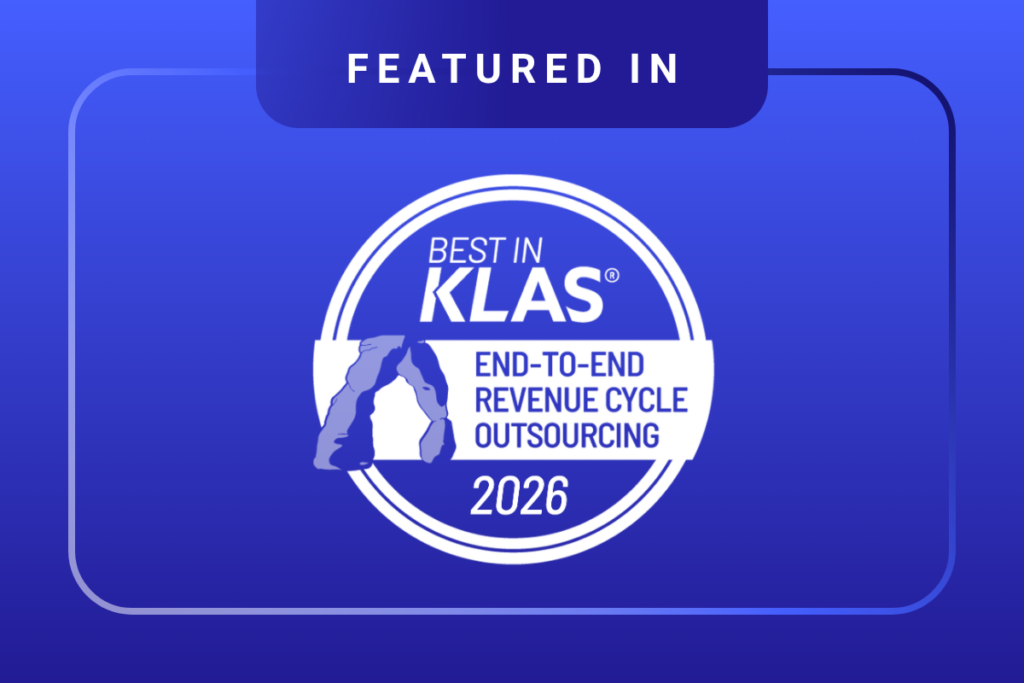 Best in KLAS 2026 | End-To-End Revenue Cycle Outsourcing