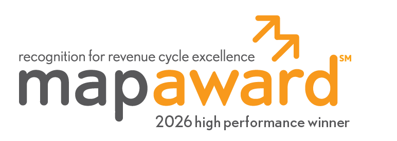 MAP Award 2026 high performance winner | recognition for revenue cycle excellence