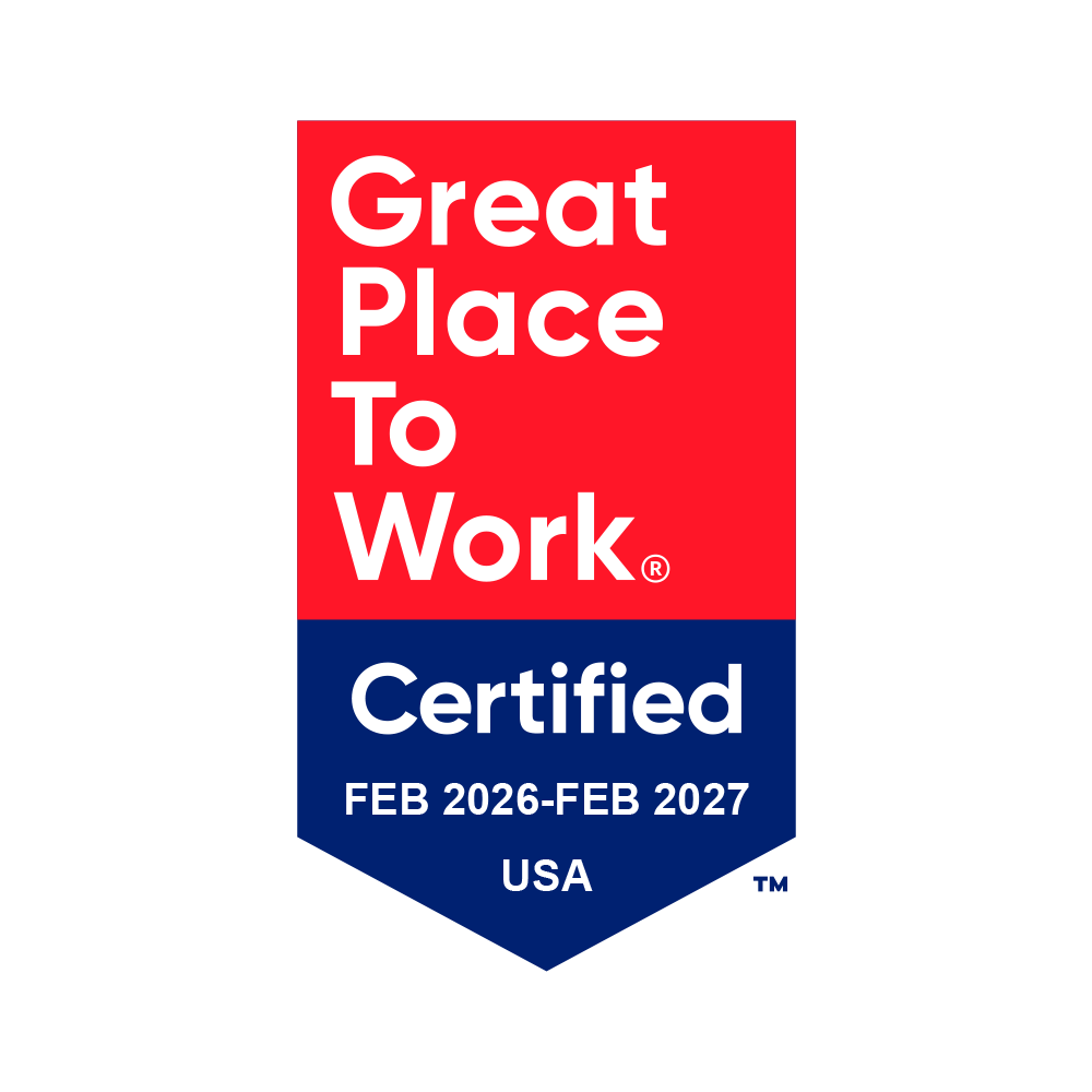 Great Place to Work Certified February 2026–February 2027 USA